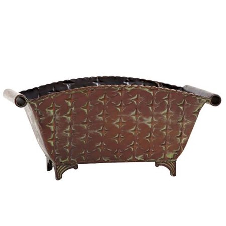 GAN EDEN Regal Rectangle Planter; Brown GA277089